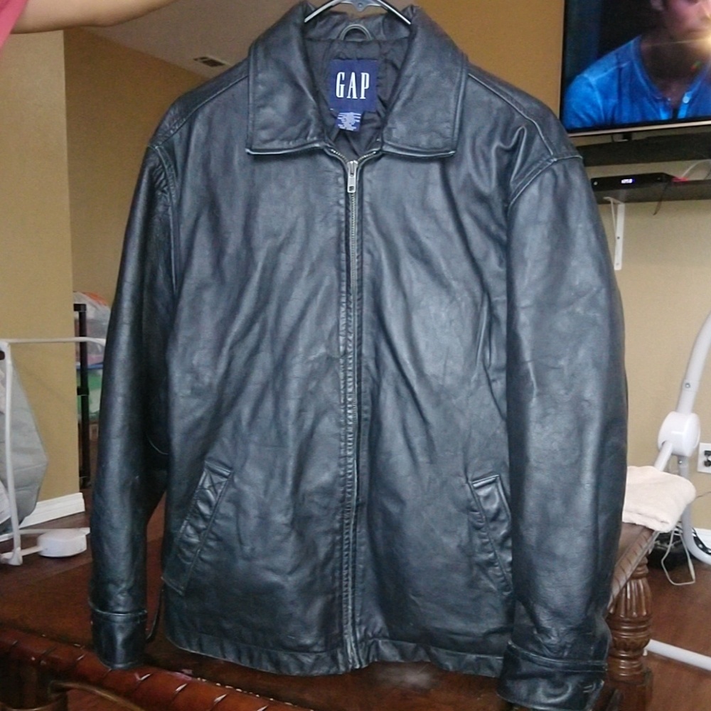 Gap leather jacket